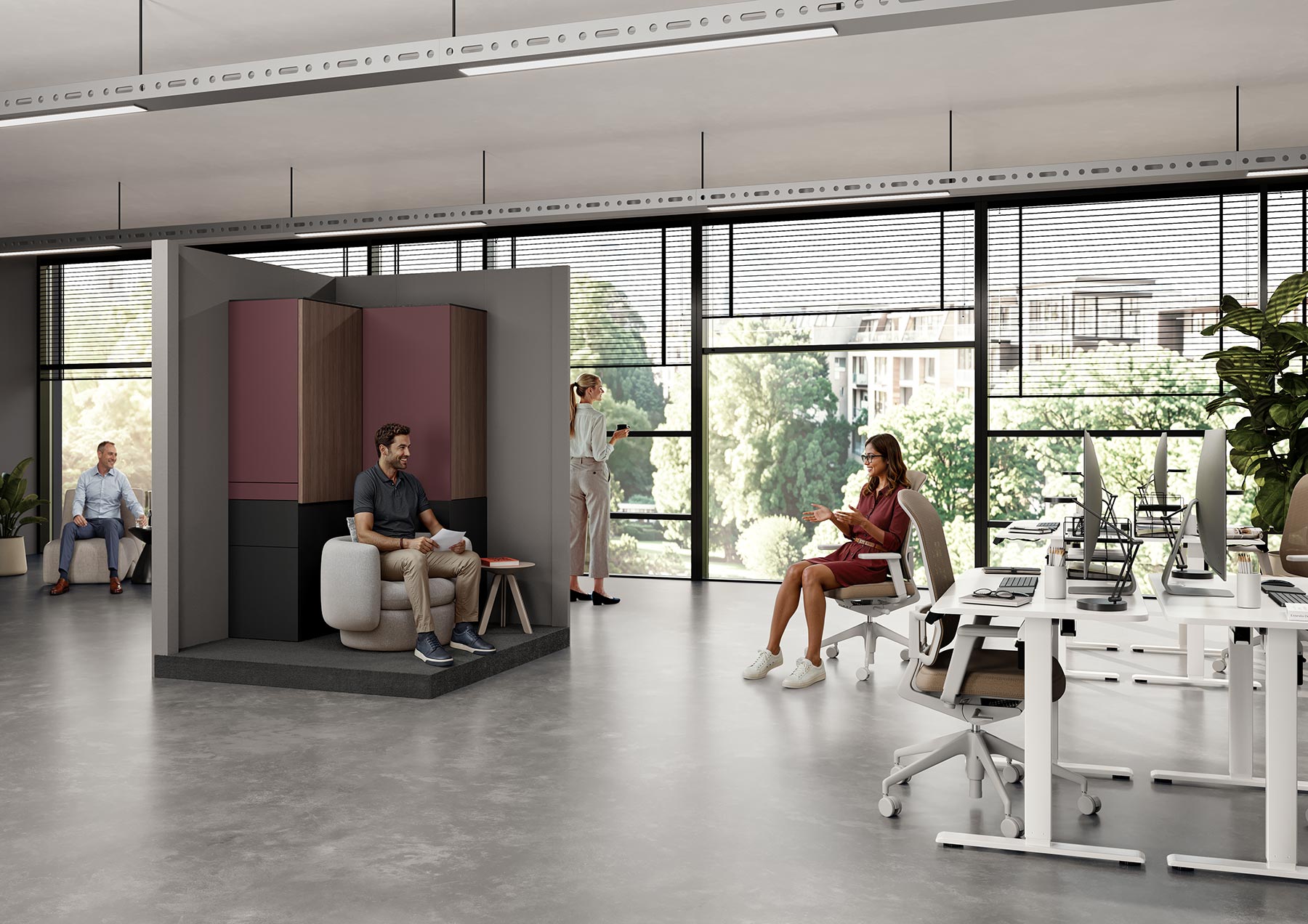 Hettich_Exponat_M_Loft_Office_geoeffnet_Modell